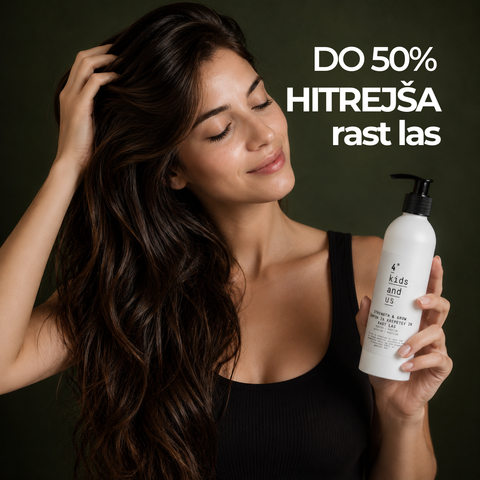 Šampon za krepitev in rast las