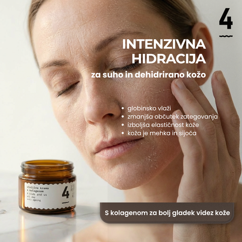 Intenzivno vlažilna krema s kolagenom